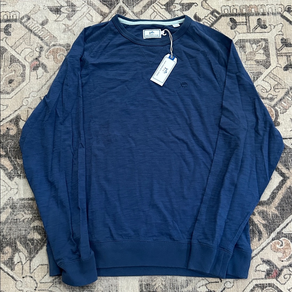 NWT Southern Tide Classic Blue Crewneck Shirt